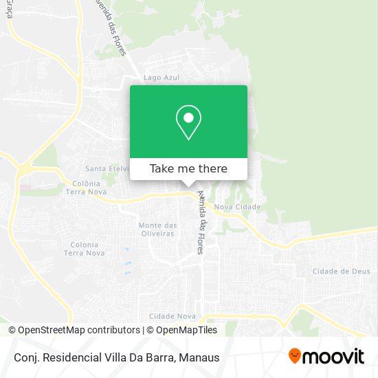Conj. Residencial Villa Da Barra map