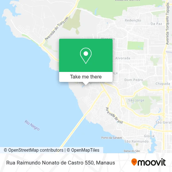 Rua Raimundo Nonato de Castro 550 map