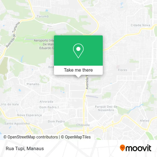 Rua Tupi map
