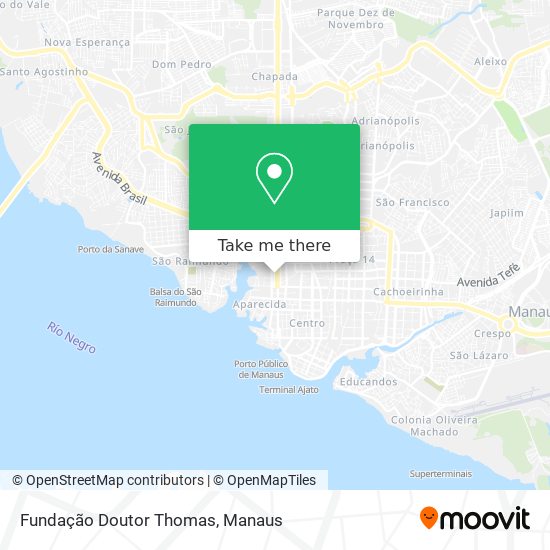 Fundação Doutor Thomas map