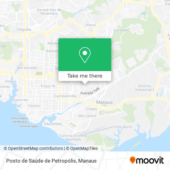 Posto de Saúde de Petropólis map