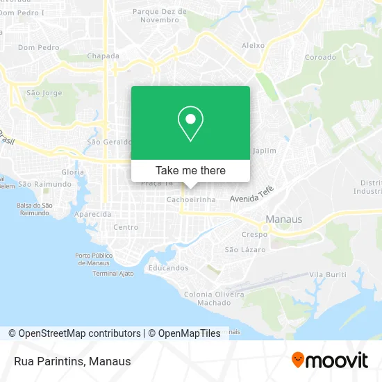 Rua Parintins map
