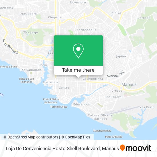 Loja De Conveniência Posto Shell Boulevard map