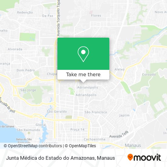 Junta Médica do Estado do Amazonas map