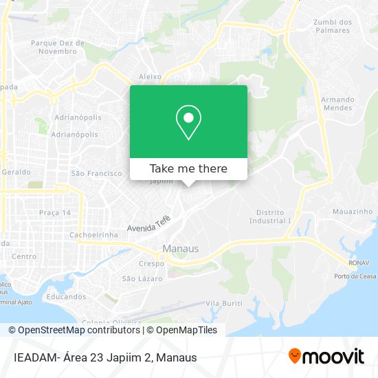 IEADAM- Área 23 Japiim 2 map