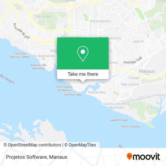 Projetos Software map