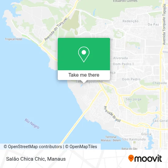 Salão Chica Chic map
