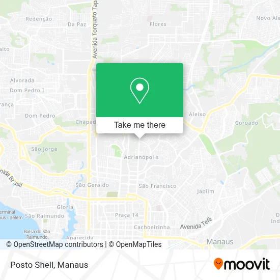 Posto Shell map
