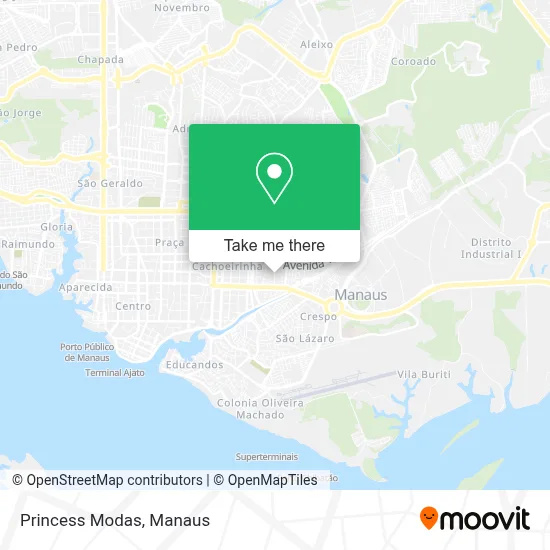 Princess Modas map