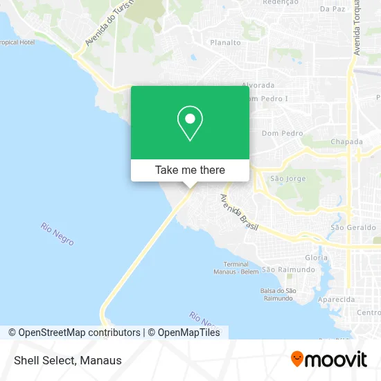 Shell Select map