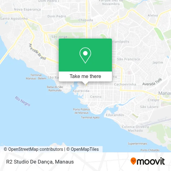 R2 Studio De Dança map