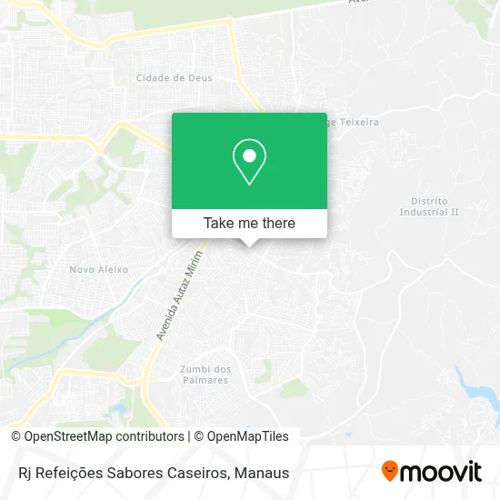 Rj Refeições Sabores Caseiros map