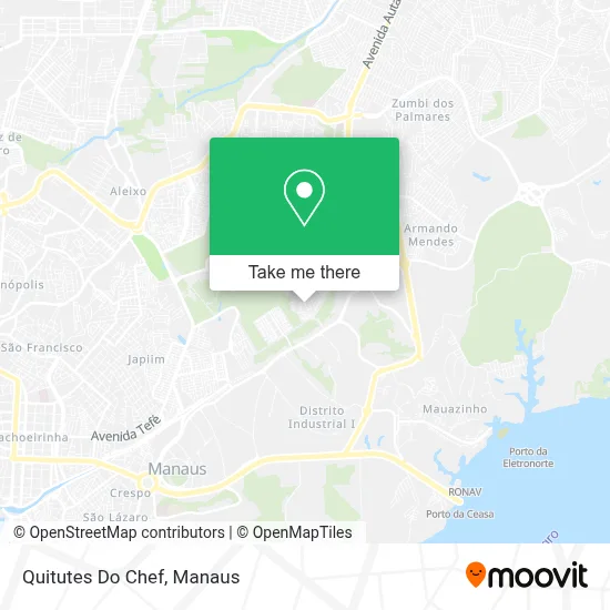 Quitutes Do Chef map