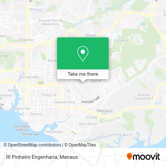 Rl Pinheiro Engenharia map