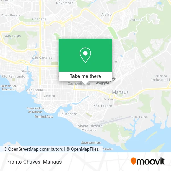 Pronto Chaves map