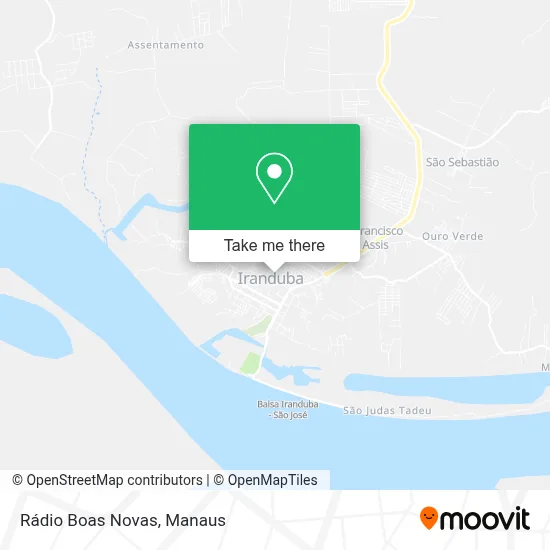 Rádio Boas Novas map