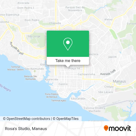 Rosa's Studio map
