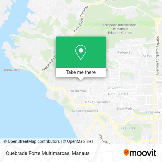 Quebrada Forte Multimarcas map