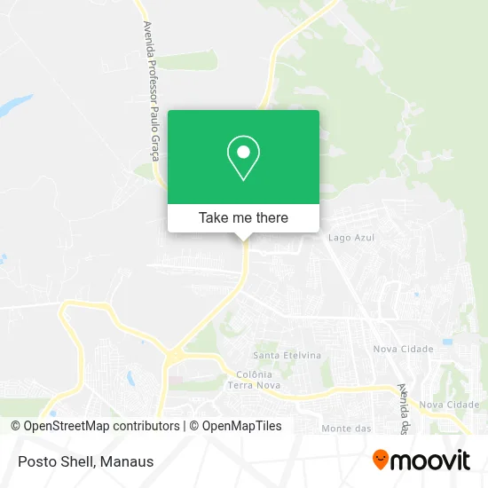 Posto Shell map