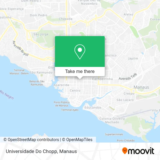 Universidade Do Chopp map