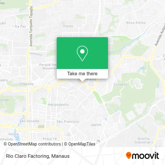Rio Claro Factoring map