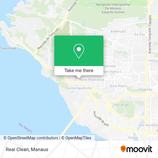 Real Clean map