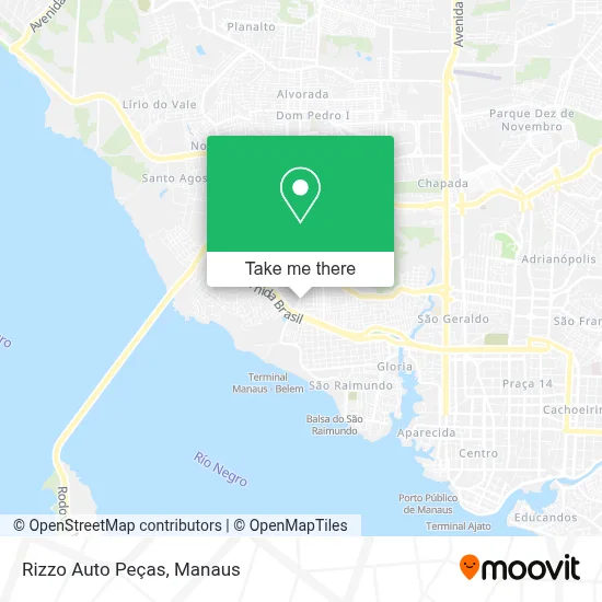 Rizzo Auto Peças map