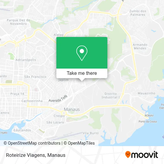Roteirize Viagens map