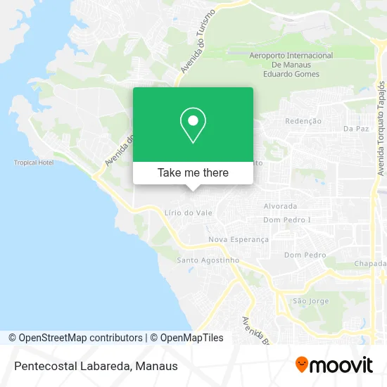 Pentecostal Labareda map
