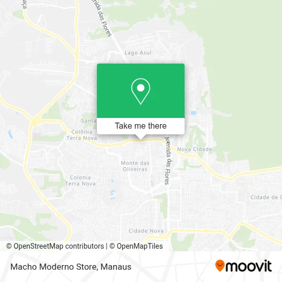 Macho Moderno Store map