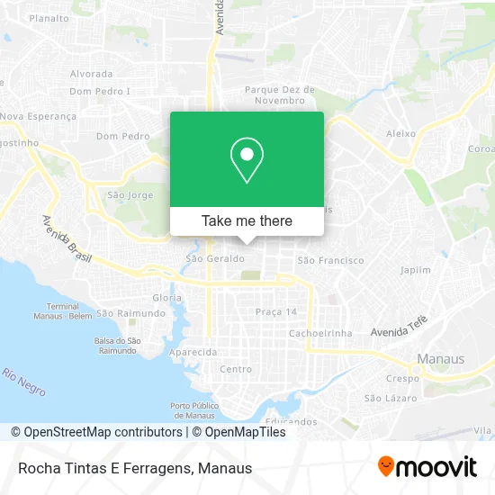 Rocha Tintas E Ferragens map