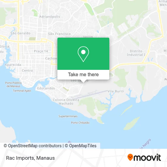 Rac Imports map