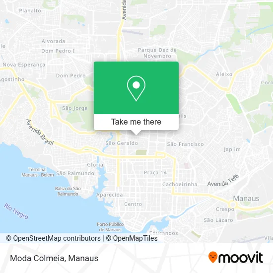 Moda Colmeia map