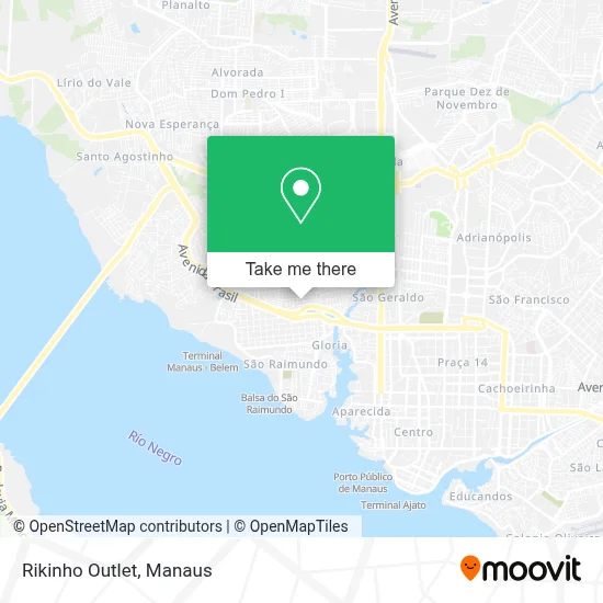 Rikinho Outlet map