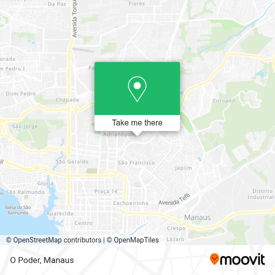 O Poder map