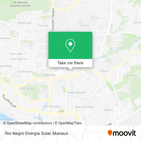 Rio Negro Energia Solar map
