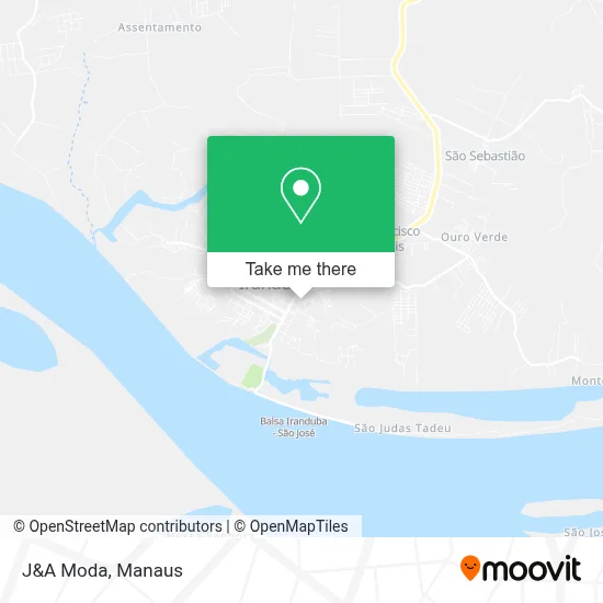 J&A Moda map