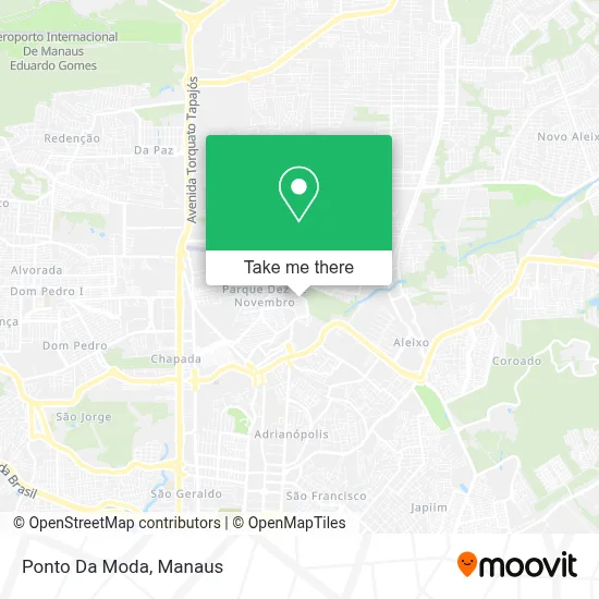 Ponto Da Moda map