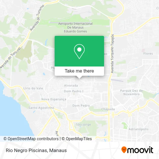 Rio Negro Piscinas map