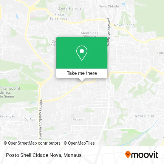 Posto Shell Cidade Nova map