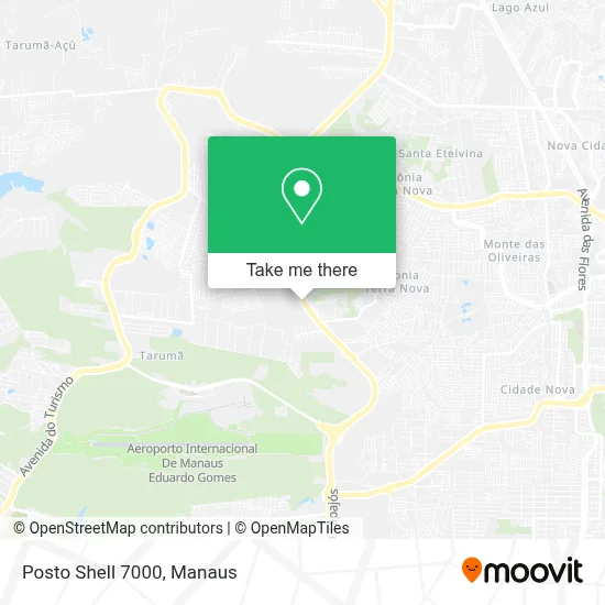 Posto Shell 7000 map