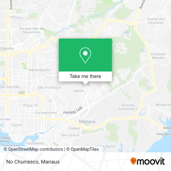 No Churrasco map
