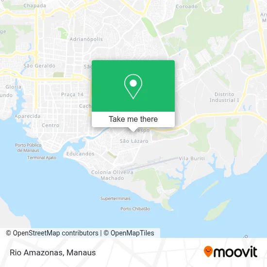 Rio Amazonas map