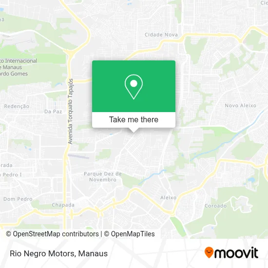 Rio Negro Motors map