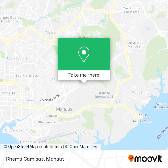 Rhema Camisas map