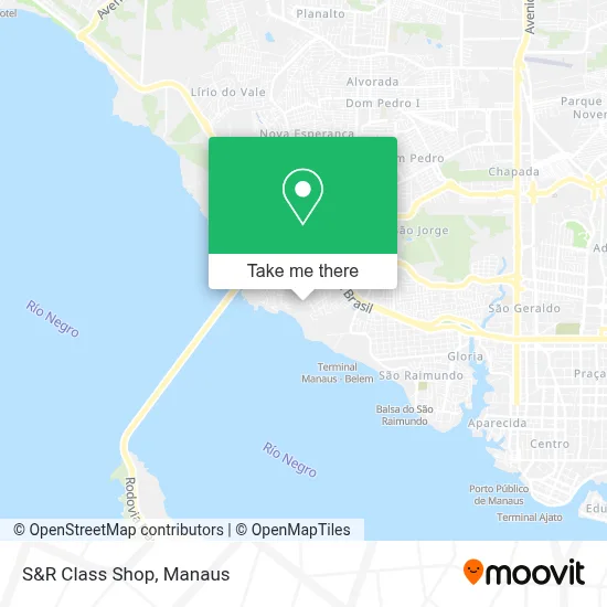 S&R Class Shop map
