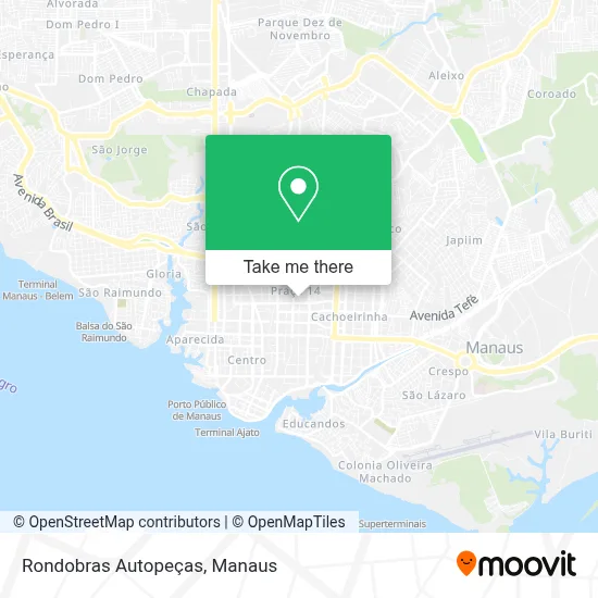 Rondobras Autopeças map