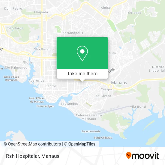 Rsh Hospitalar map