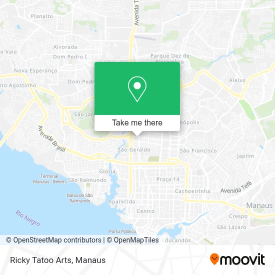 Ricky Tatoo Arts map