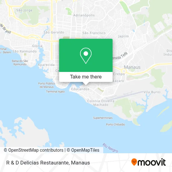 R & D Delicias Restaurante map